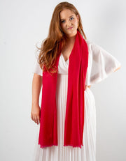 Red Cashmere Pashmina