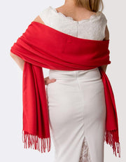 Red Wedding Pashmina