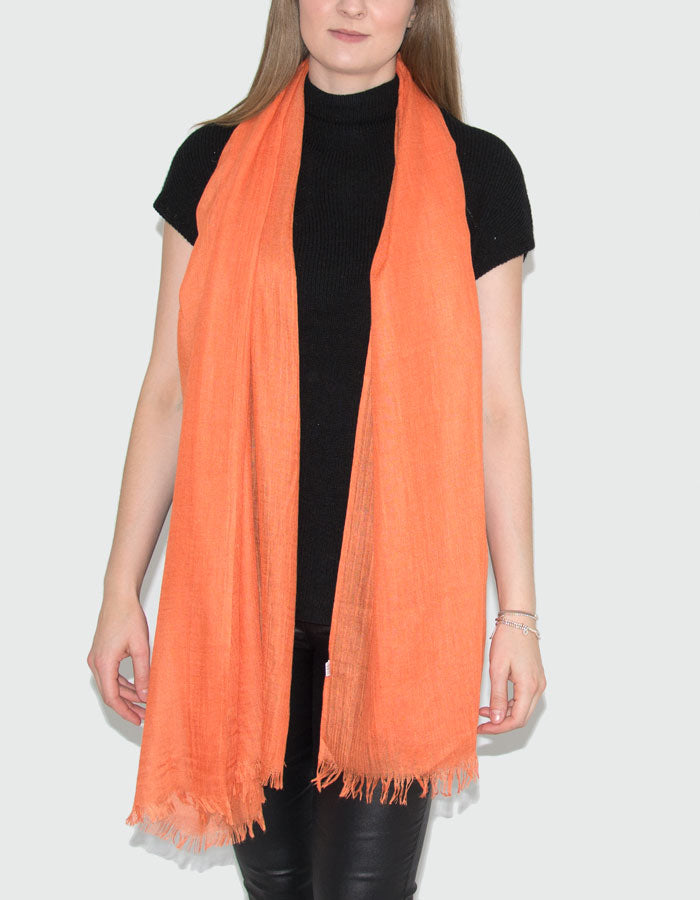 Lightweight Scarf Pashmina | Orange