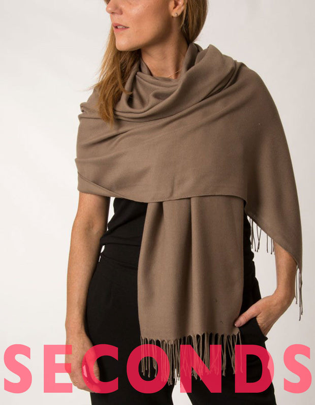 Light Brown Pashmina | SECONDS