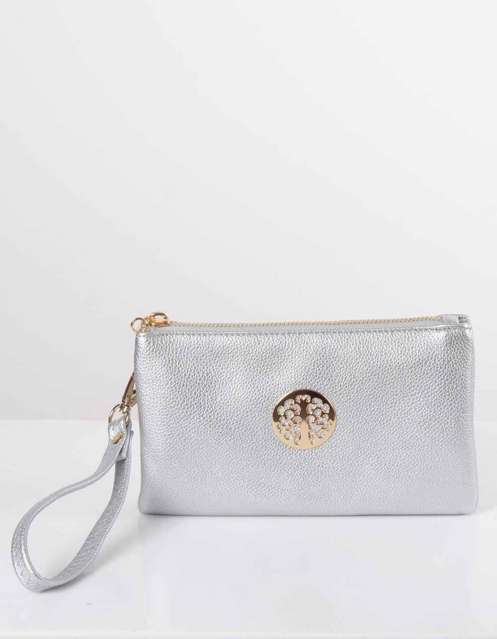 Silver grey clutch bag uk shop