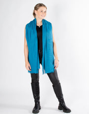 Lightweight Scarf Pashmina | Teal Blue