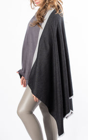 Wrap Cape | Dark Grey