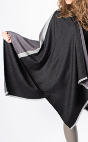 Wrap Cape | Dark Grey