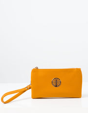 an image showing a Amber Yellow Clutch Bag