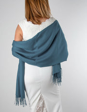 Denim Blue Wedding Pashmina