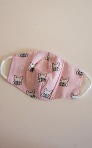 Kids Dog Print Face Covering