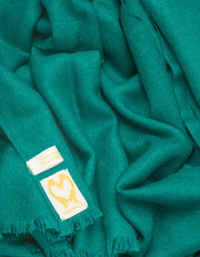 Green Cashmere Scarf