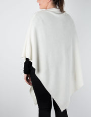 an image showing a white poncho